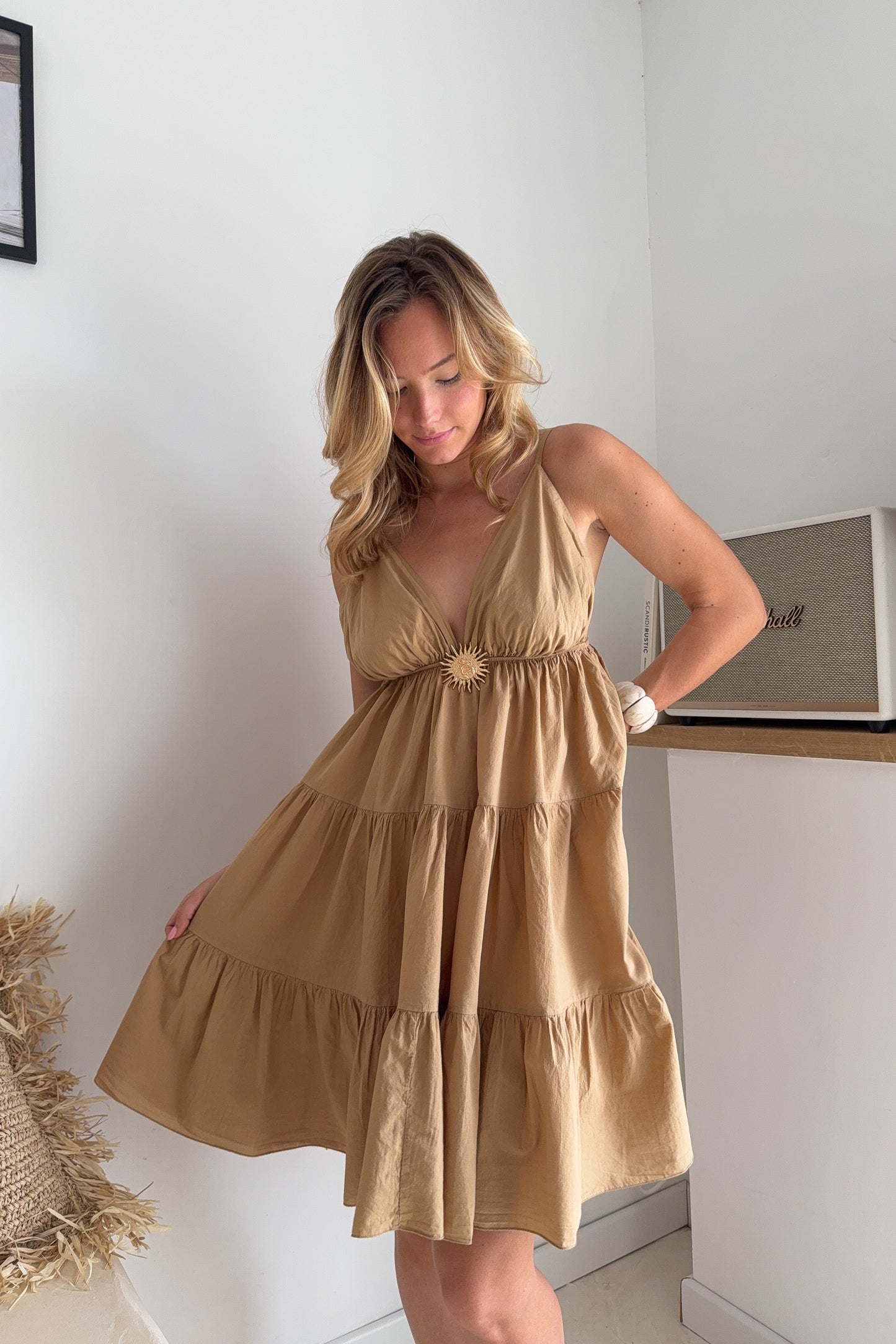 ROBE LUNA CAMEL