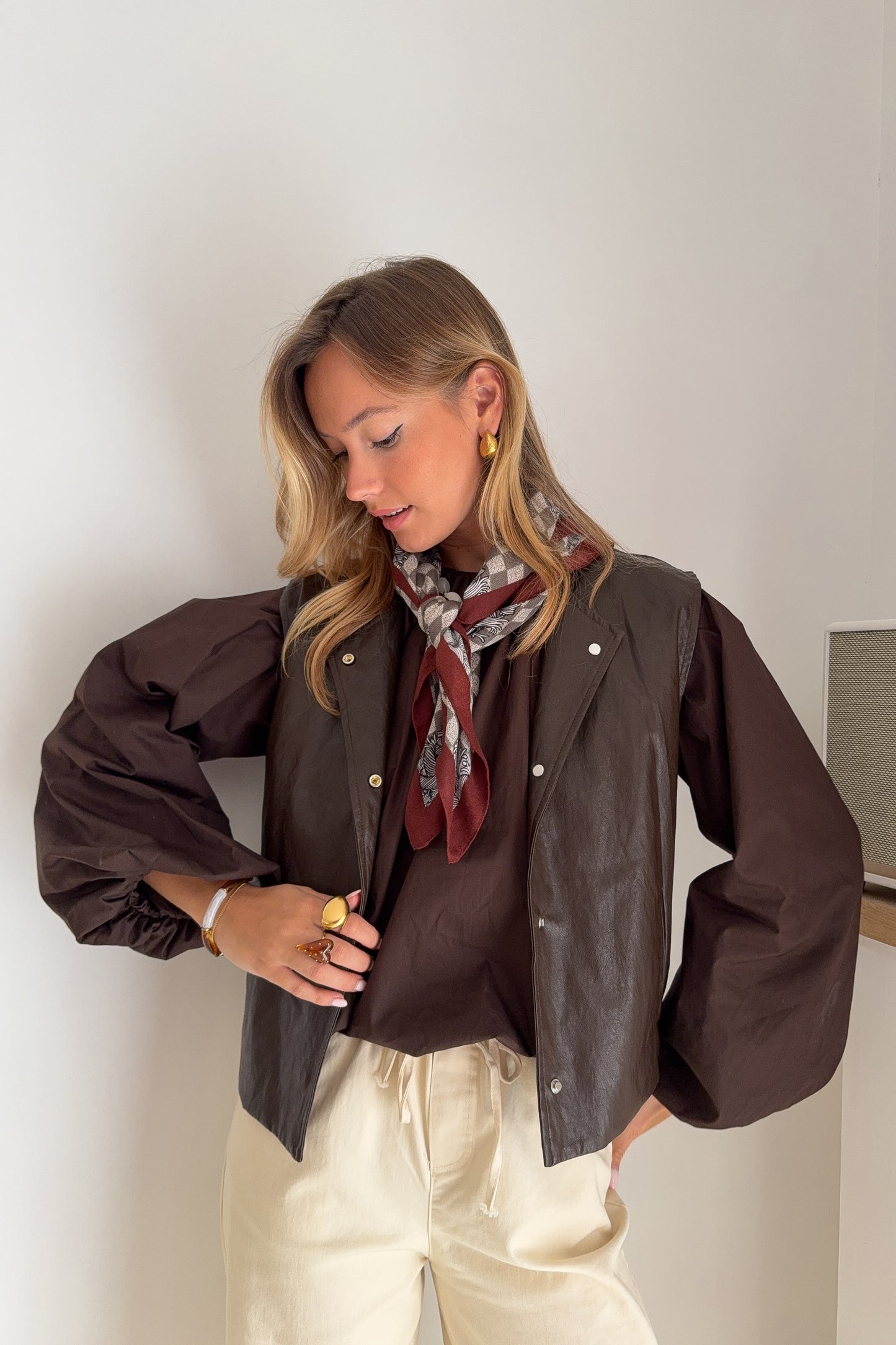VESTE CHARLIE (vendue avec son foulard assorti)