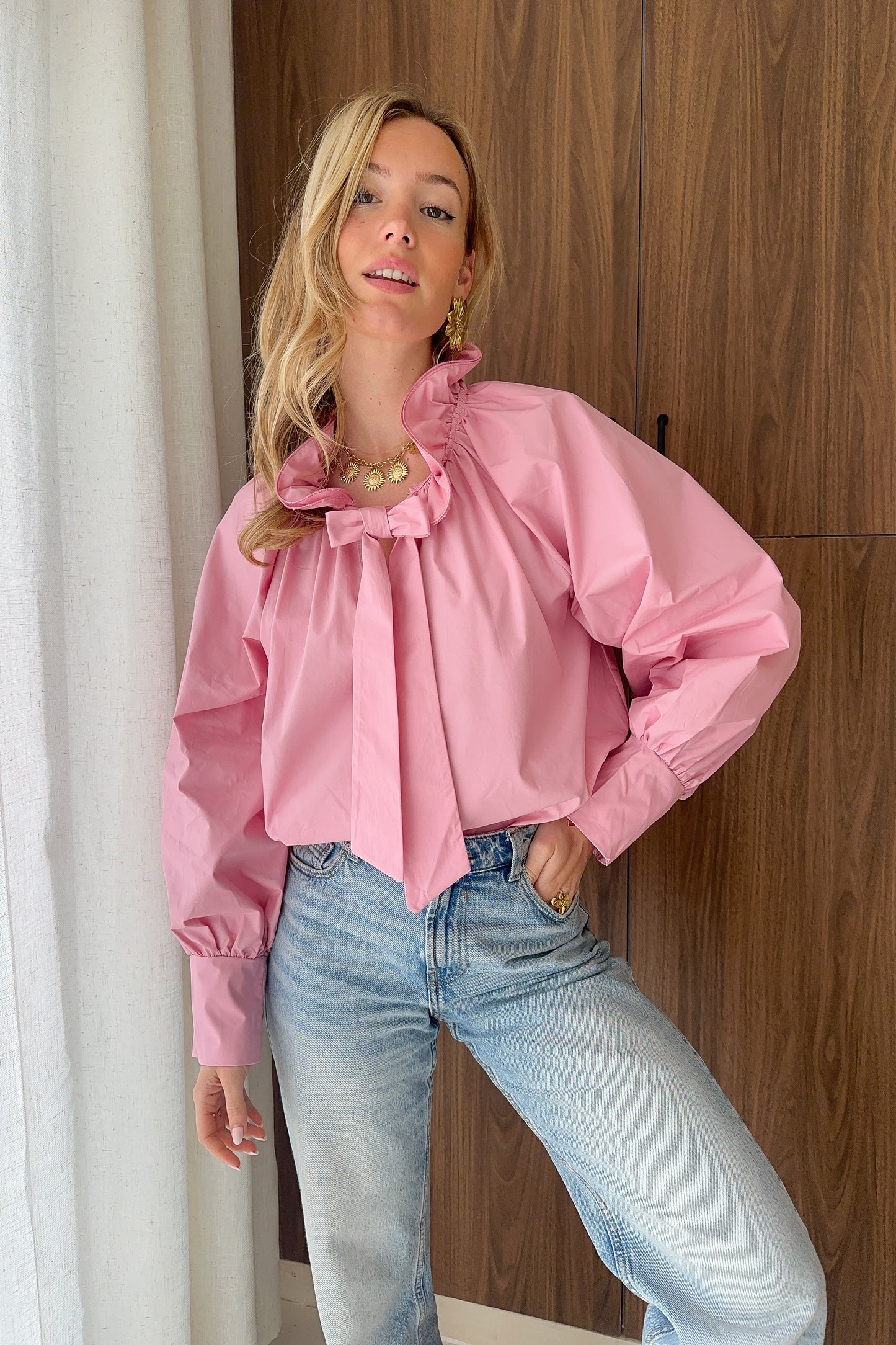 CHEMISIER PENELOPE ROSE