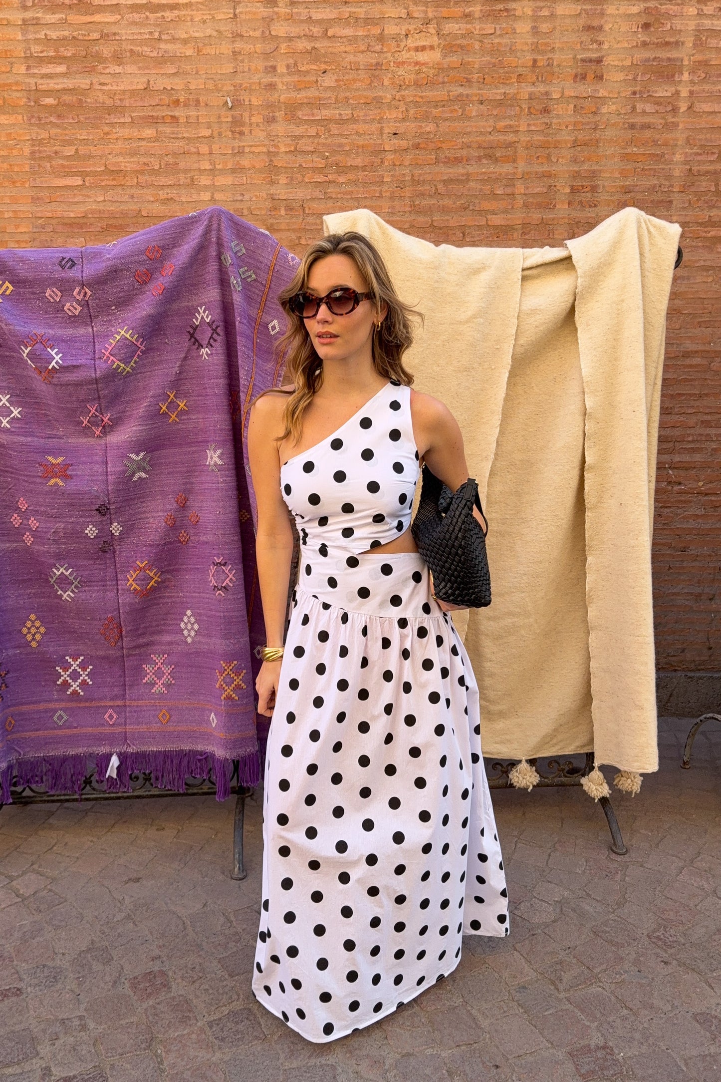 ROBE A POIS MARRAKECH