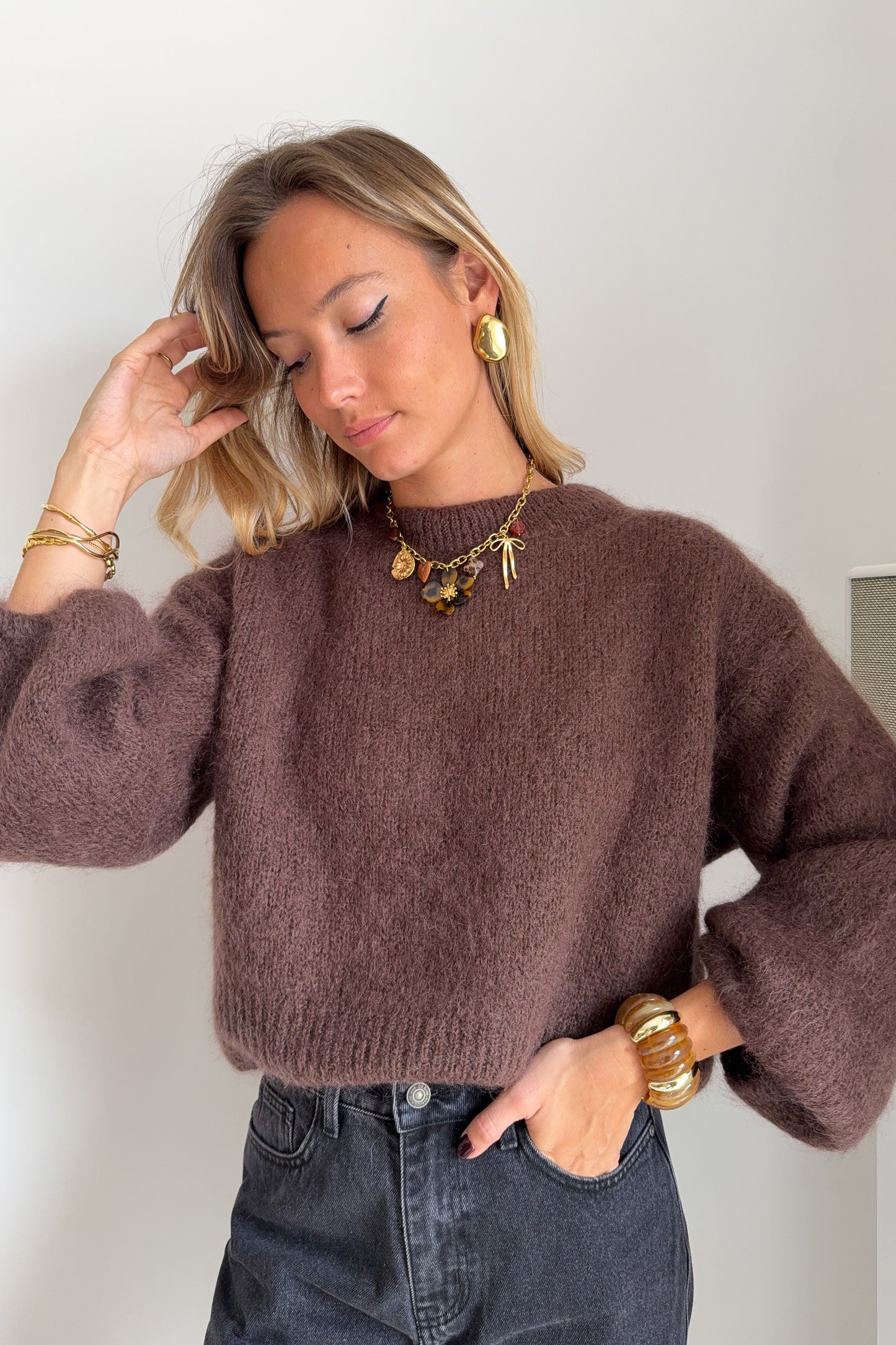 MAILLE STEVEN CHOCOLAT