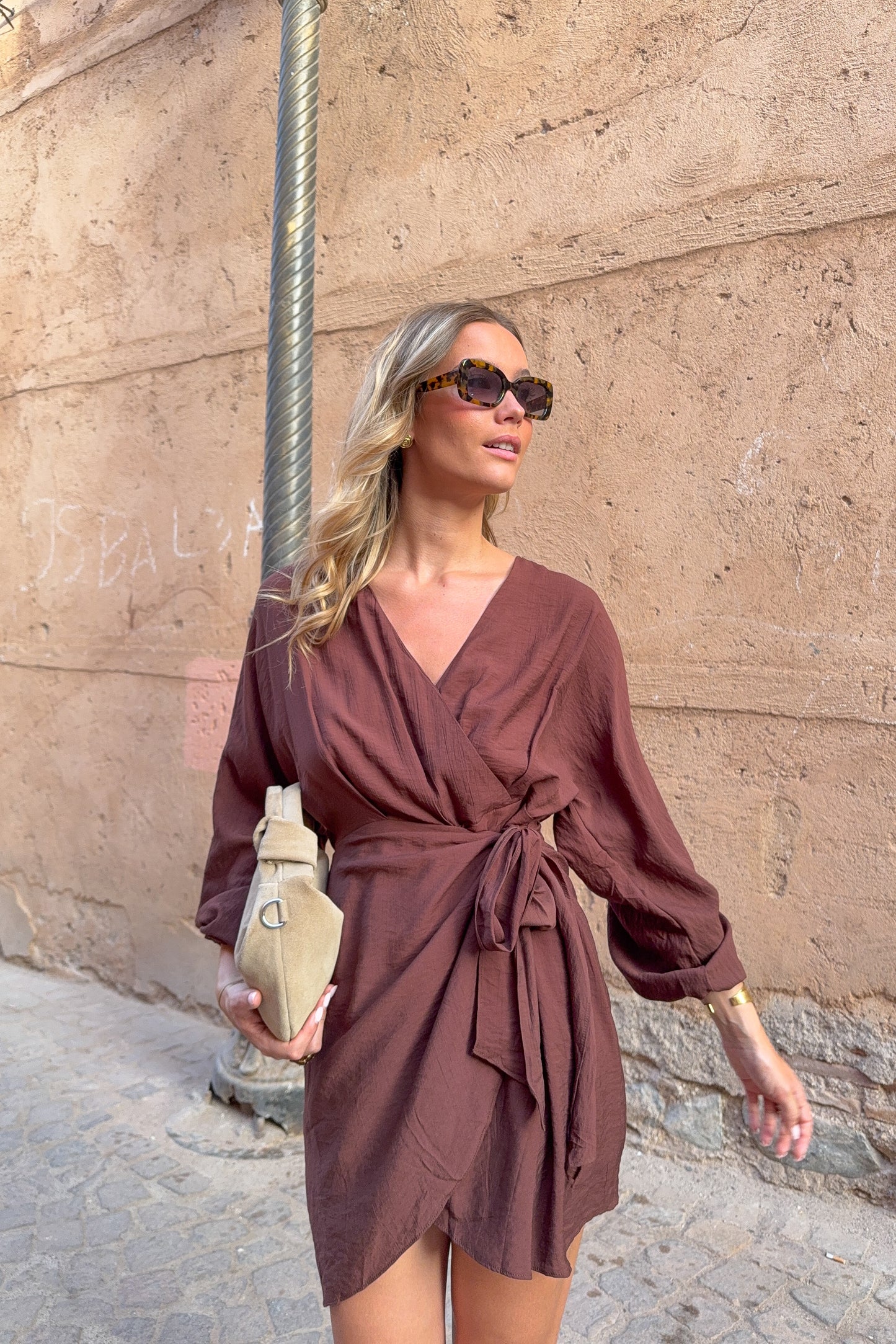 ROBE DAPHNE MARRON