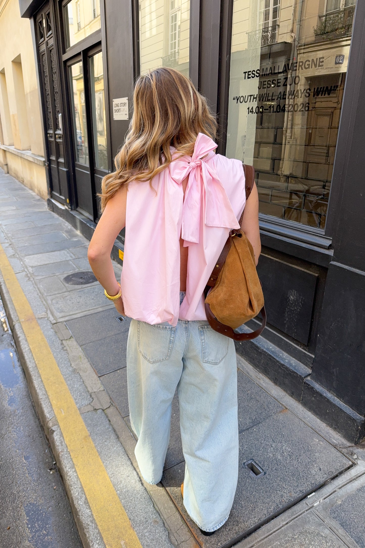BLOUSE MILA ROSE PALE