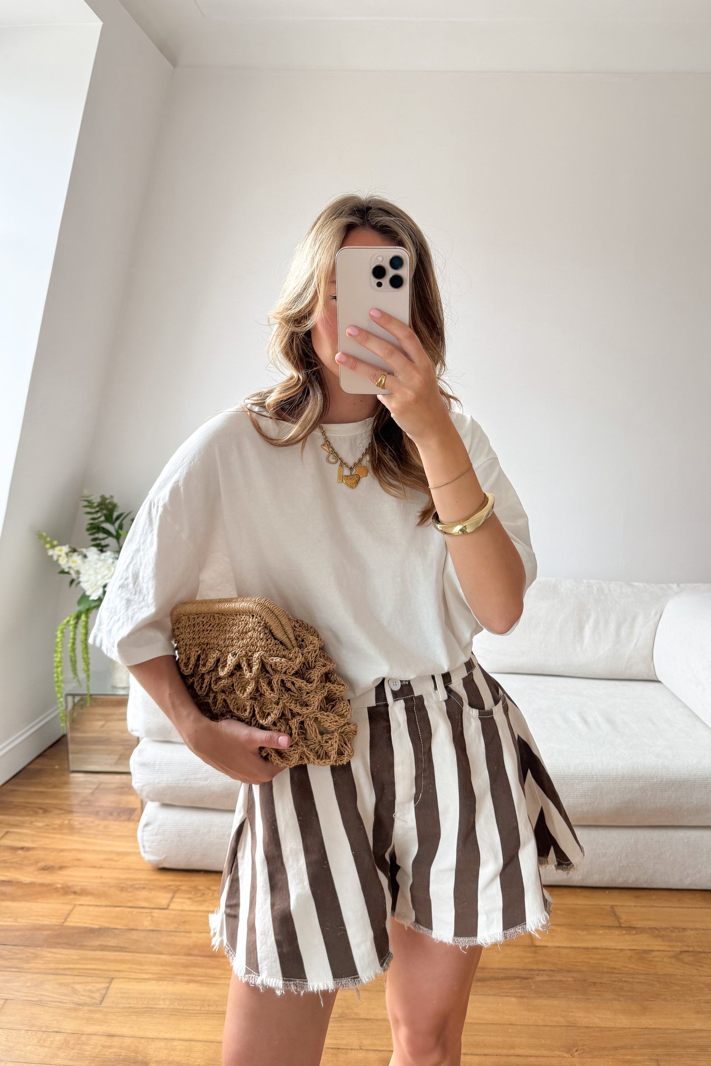 SHORT MARCO MARRON