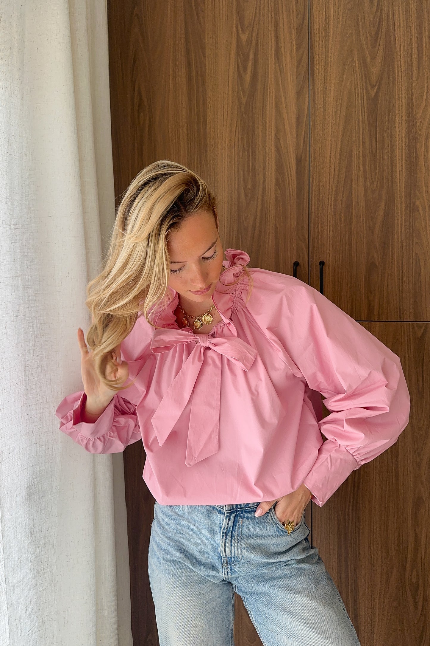 CHEMISIER PENELOPE ROSE