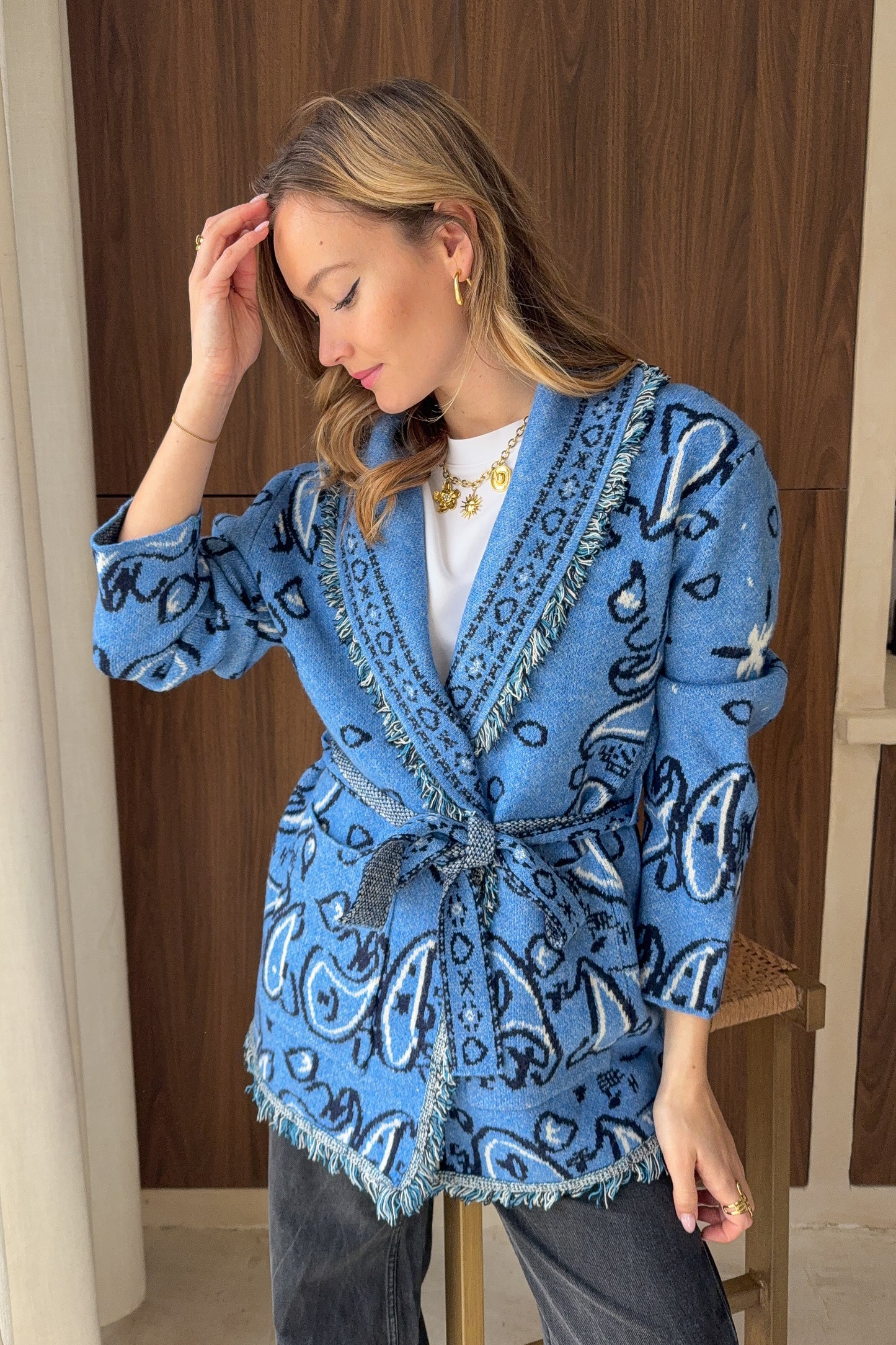 VESTE NYLA BLEU