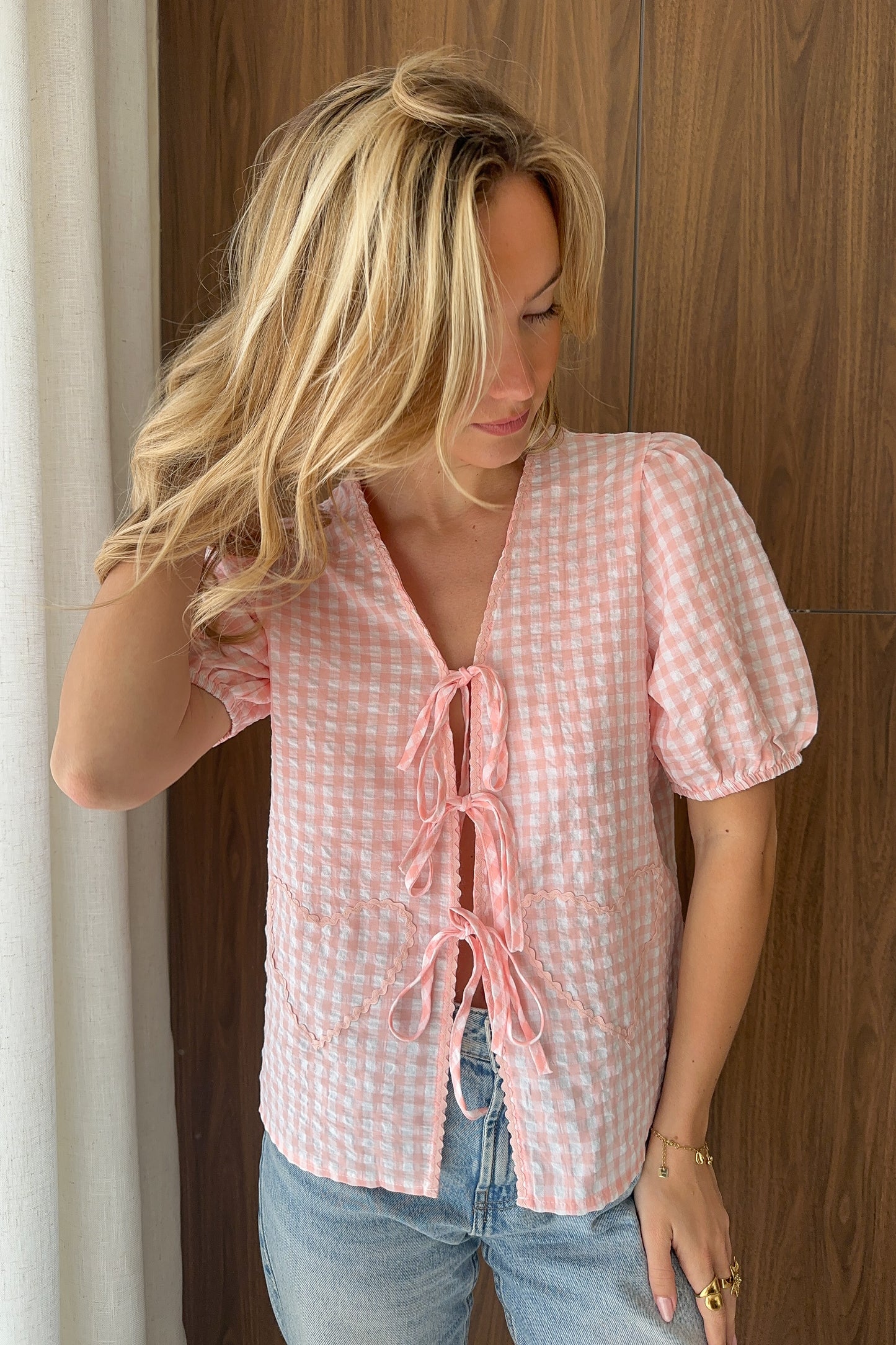 TOP MONICA VICHY ROSE