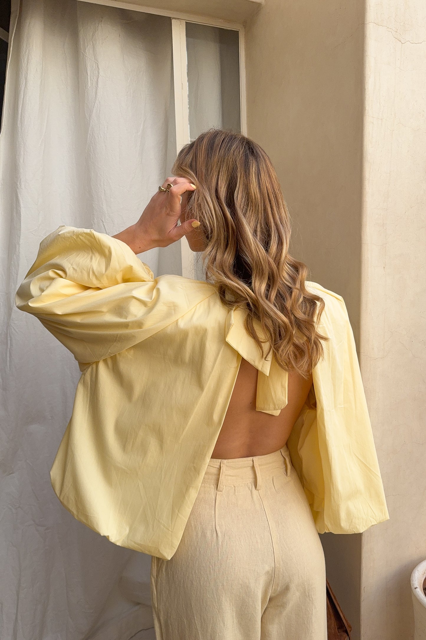 BLOUSE VALENTINA JAUNE