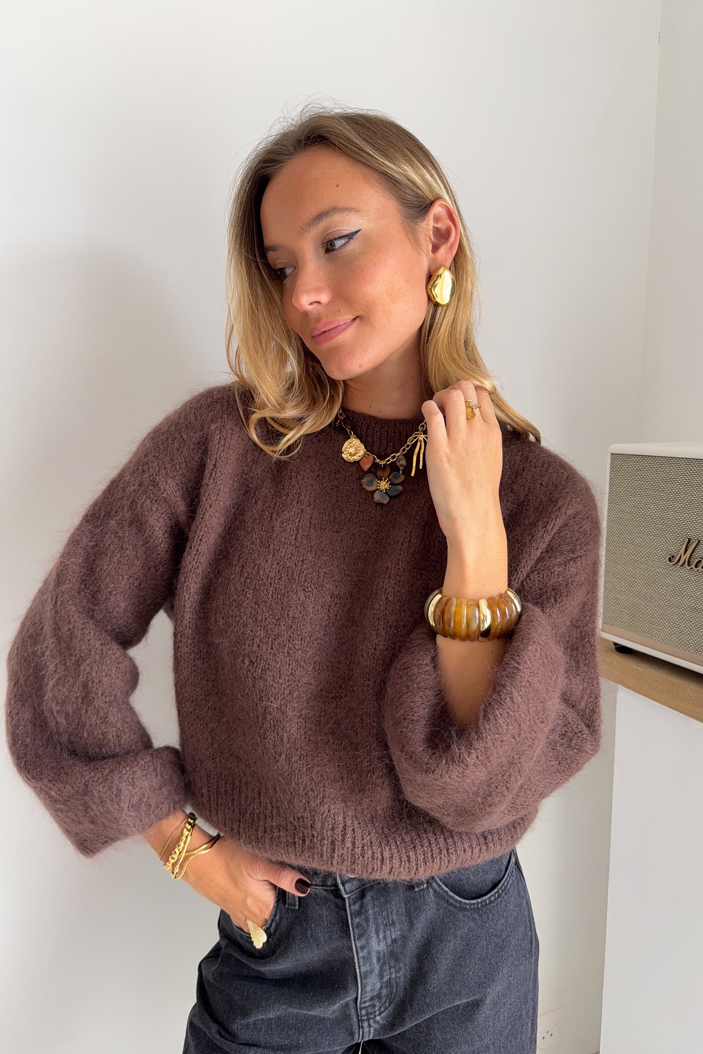 MAILLE STEVEN CHOCOLAT