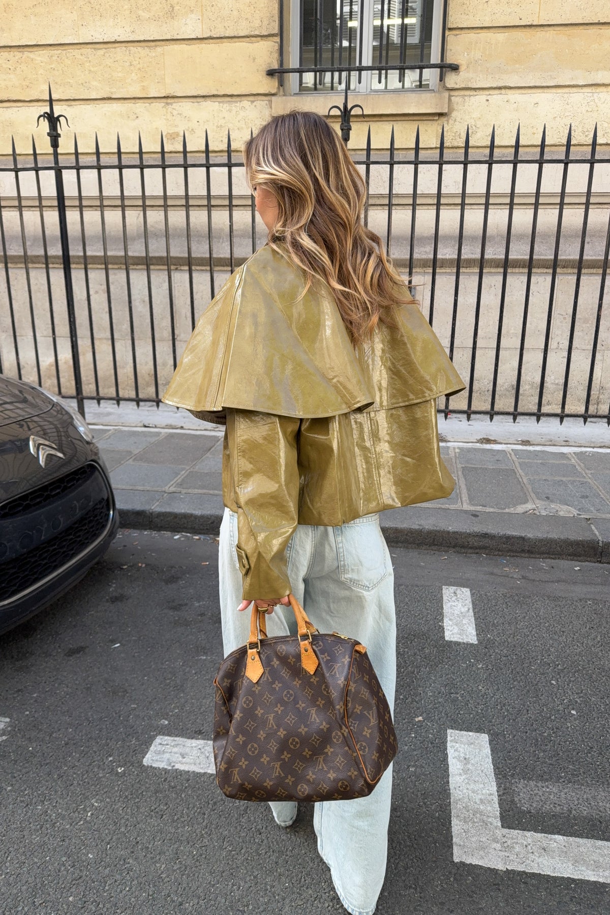 VESTE CAPE OLIVE