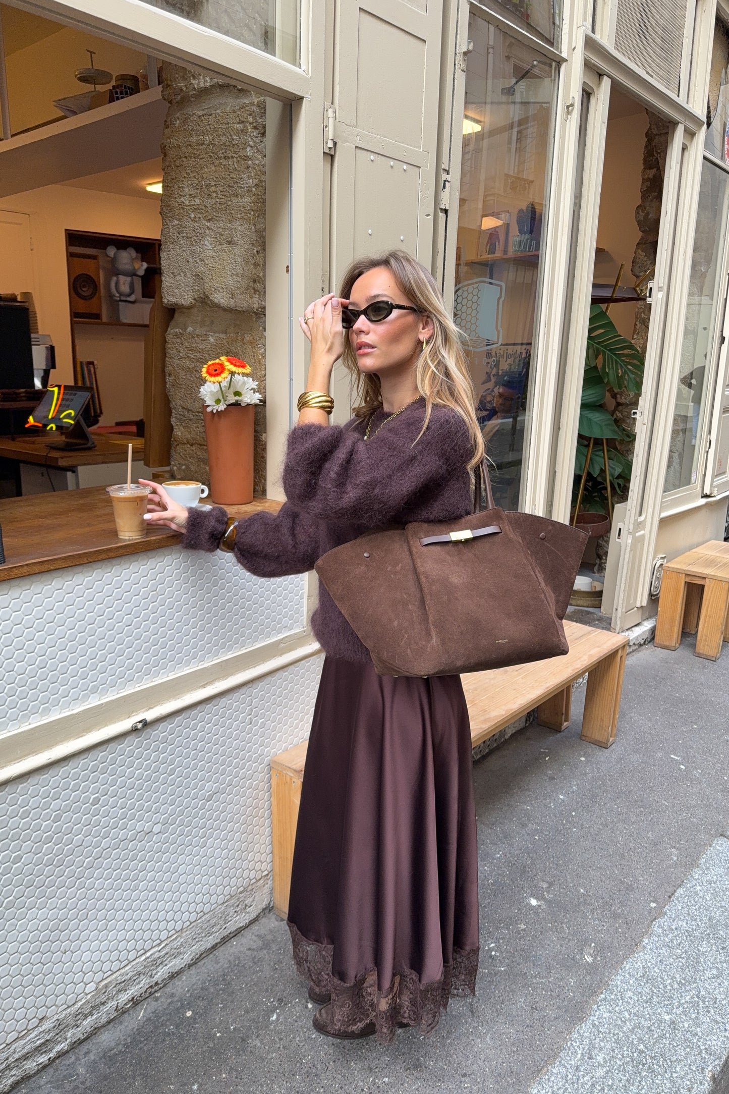 PULL CHOCO ALMA (80% mohair)