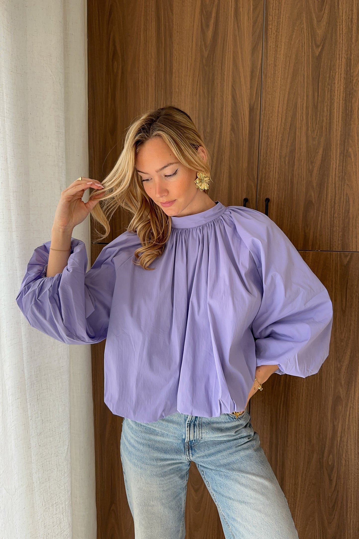 BLOUSE VALENTINA LILAS