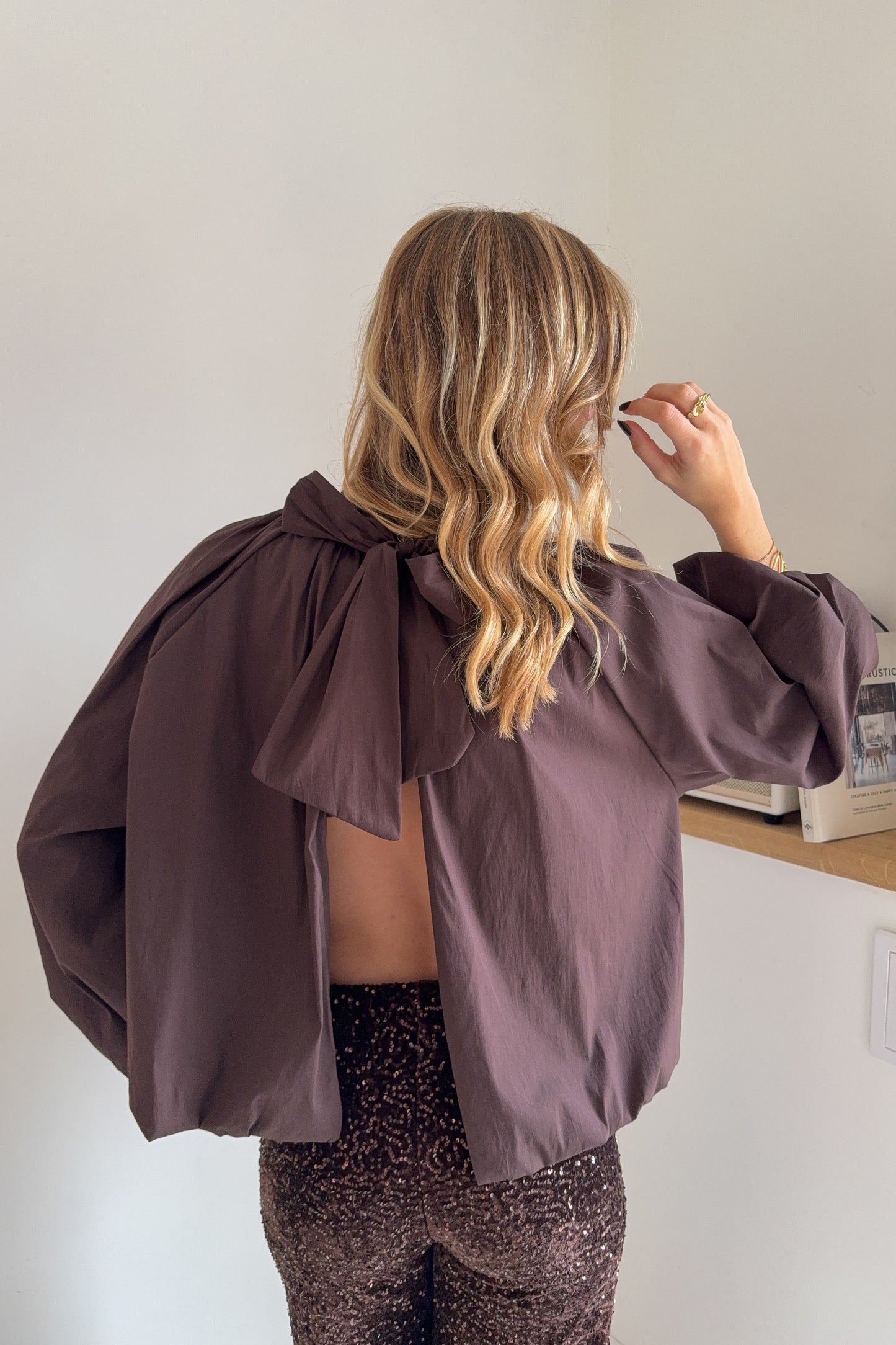 BLOUSE VALENTINA CHOCOLAT