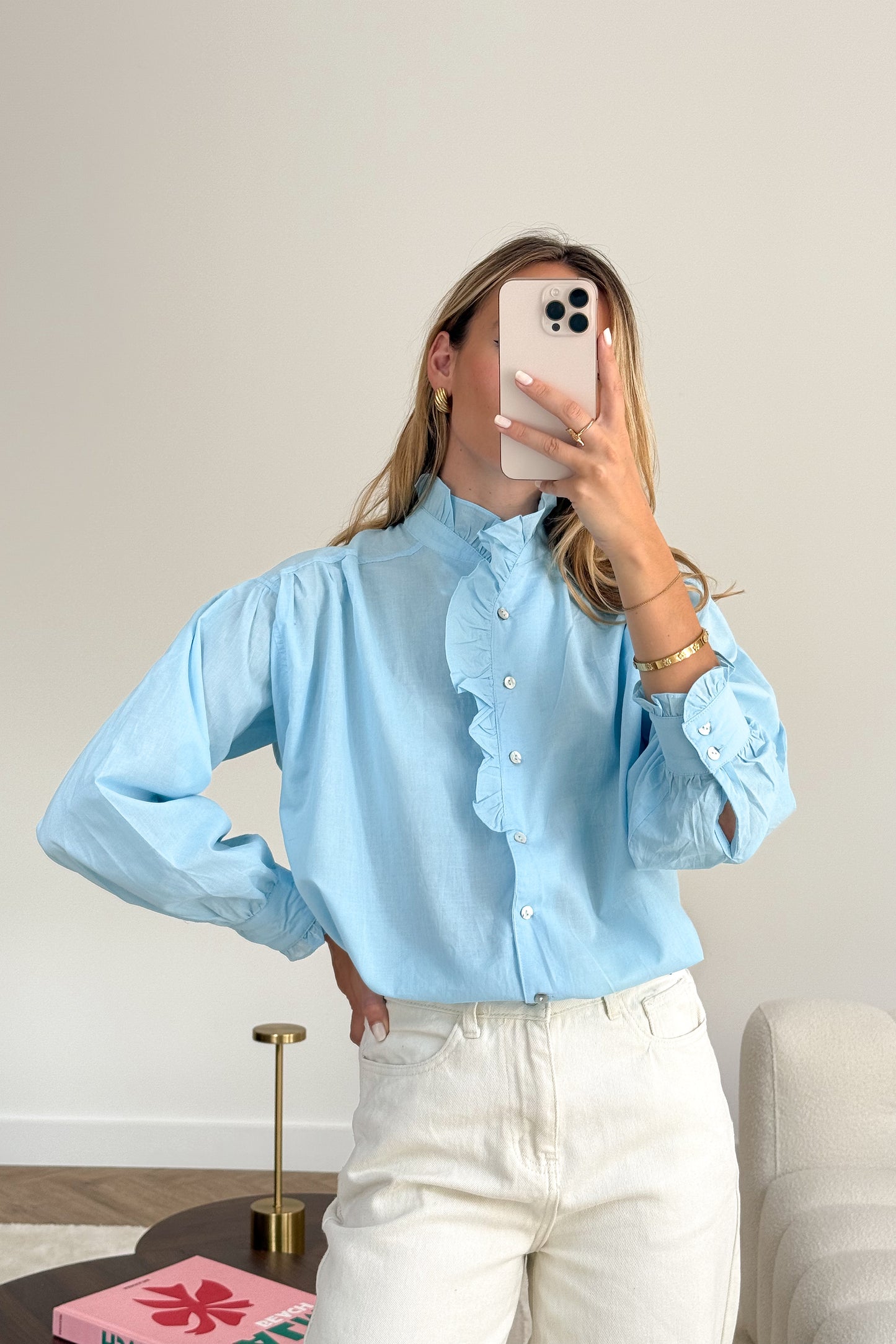 CHEMISIER BLEU CIEL SEGOVIE