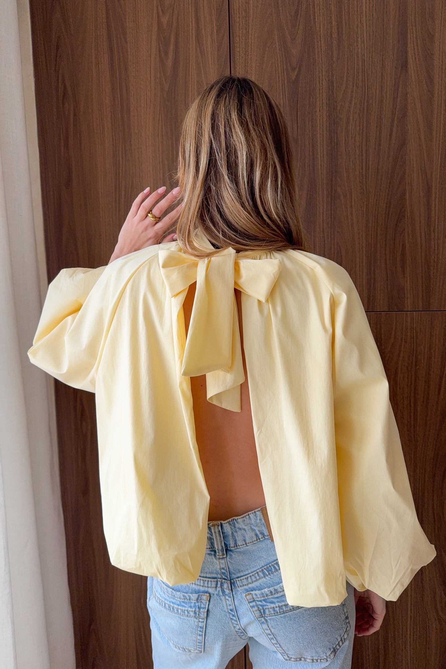 BLOUSE VALENTINA JAUNE