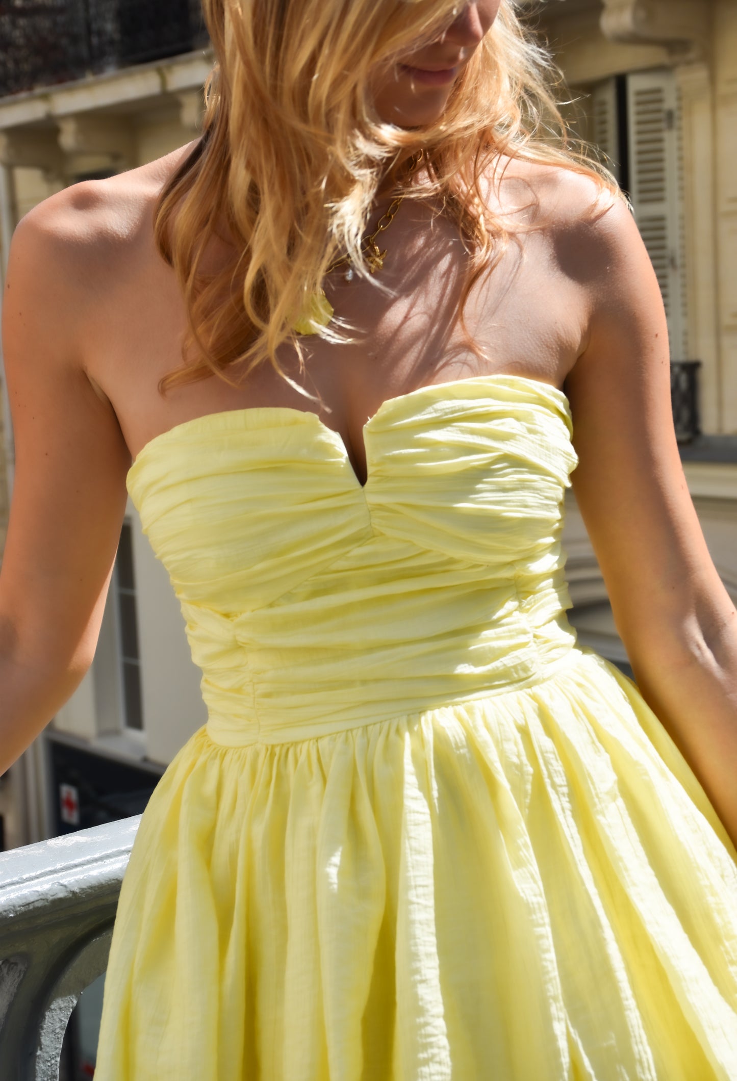 ROBE PENELOPE JAUNE