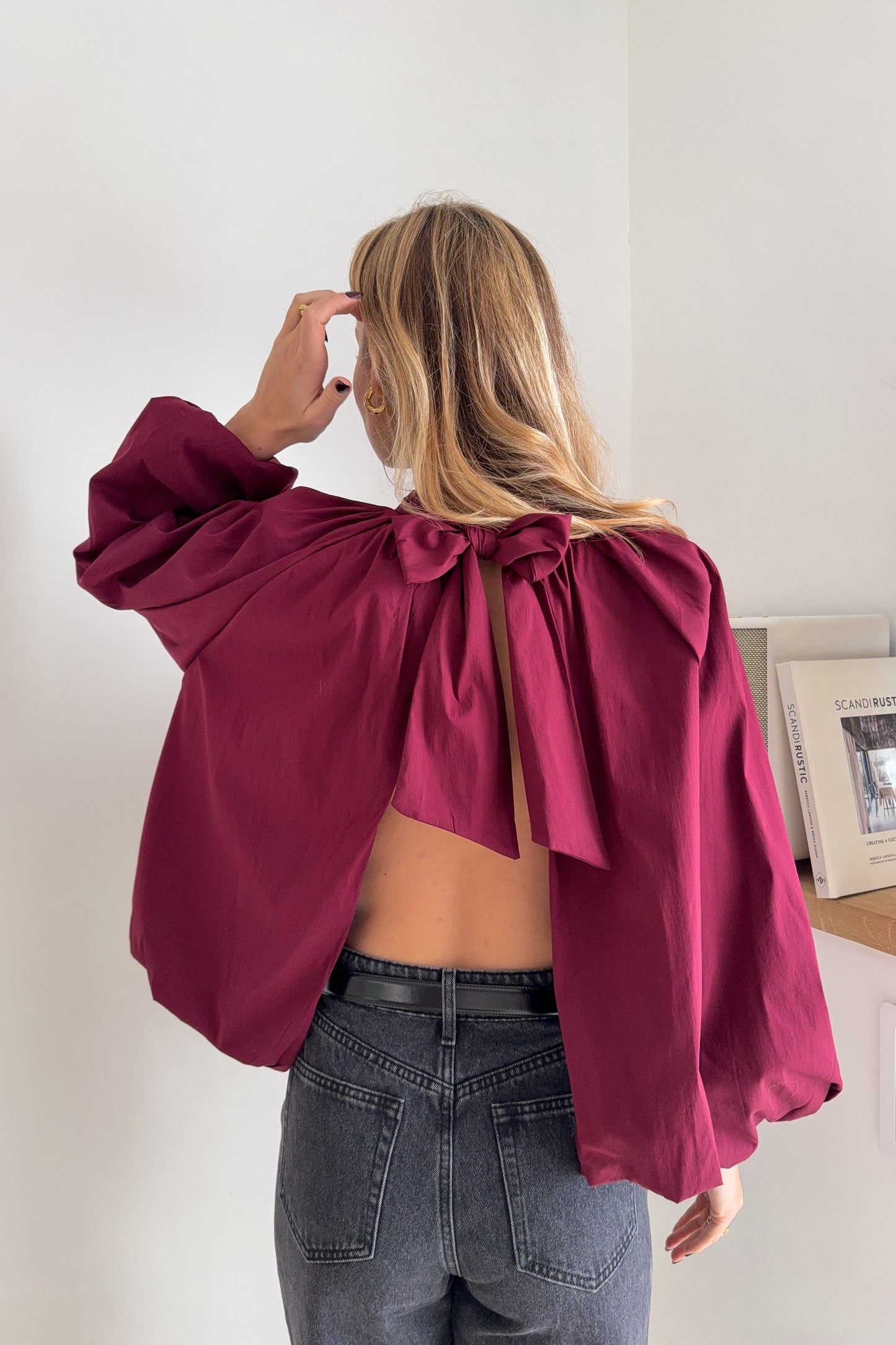 BLOUSE VALENTINA PRUNE