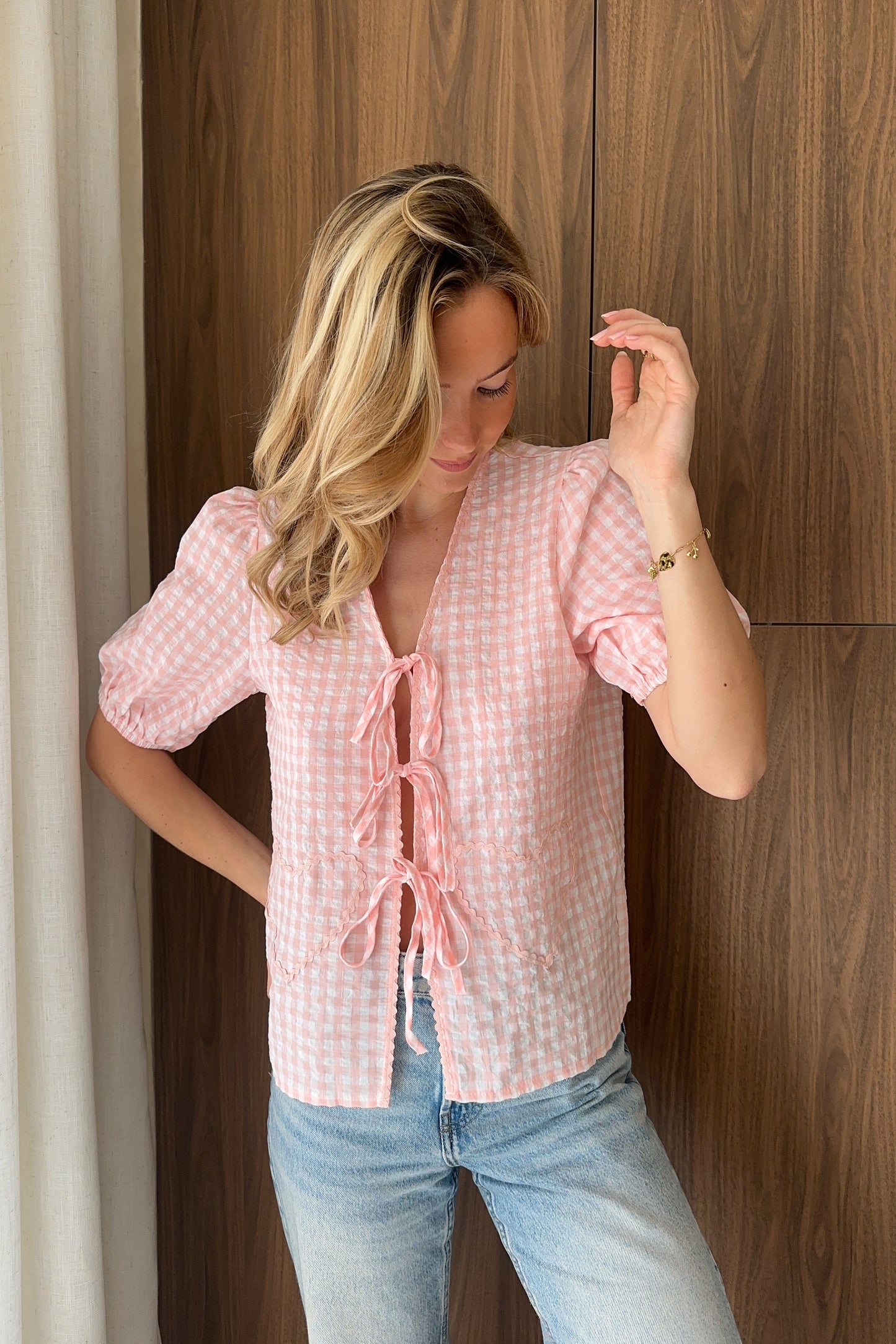 TOP MONICA VICHY ROSE