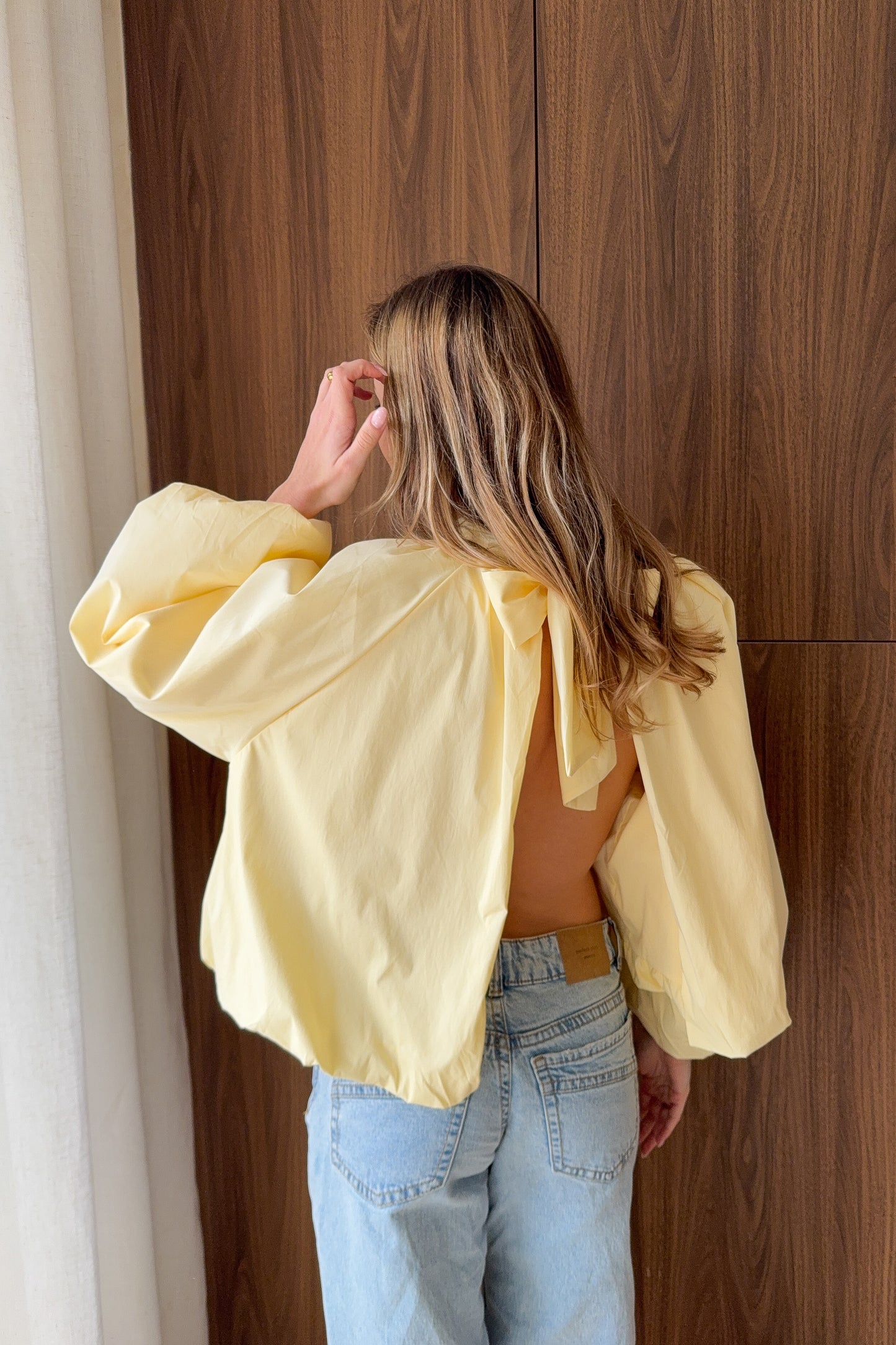 BLOUSE VALENTINA JAUNE