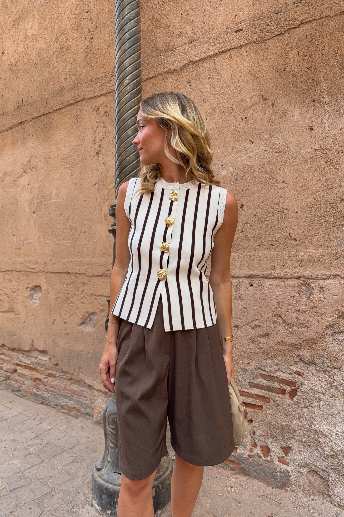 BERMUDA MARRON MALIA