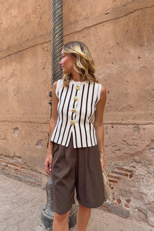 BERMUDA MARRON MALIA