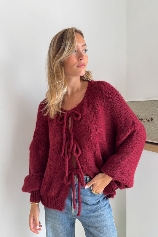 PULL CHARLIE BORDEAUX