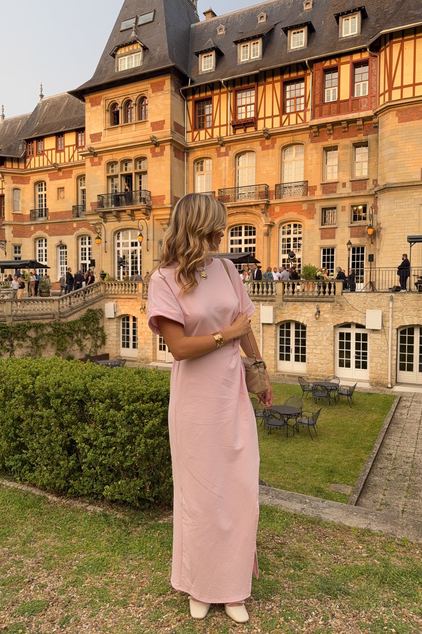 ROBE MERIDA ROSE POUDRE