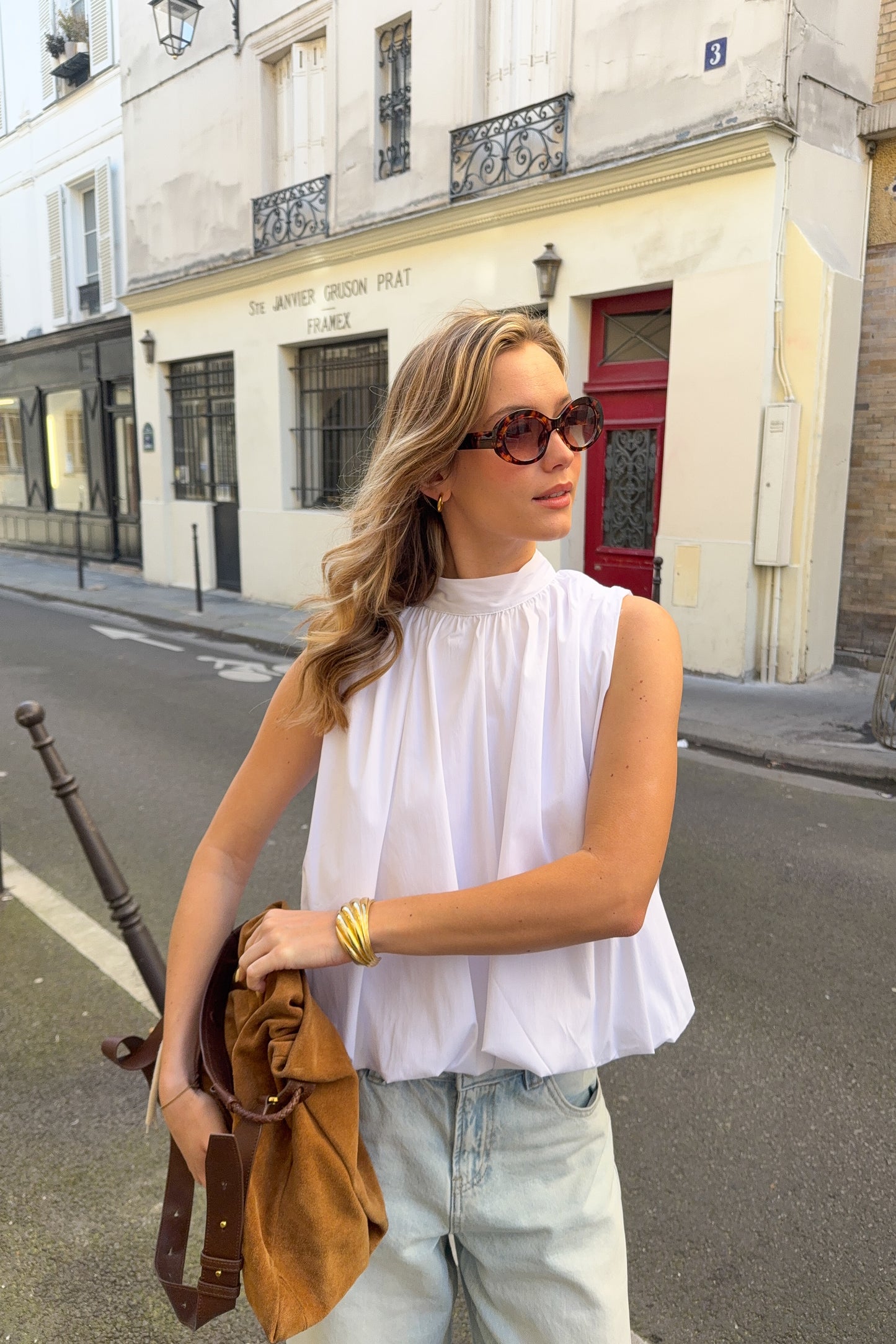 BLOUSE MILA ÉCRUE