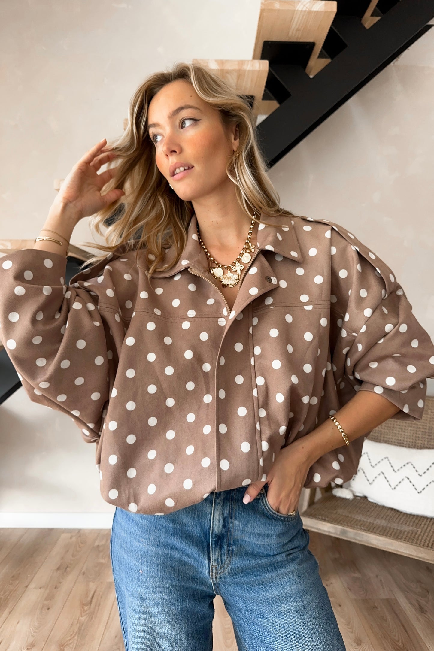 VESTE CAROLINA BEIGE