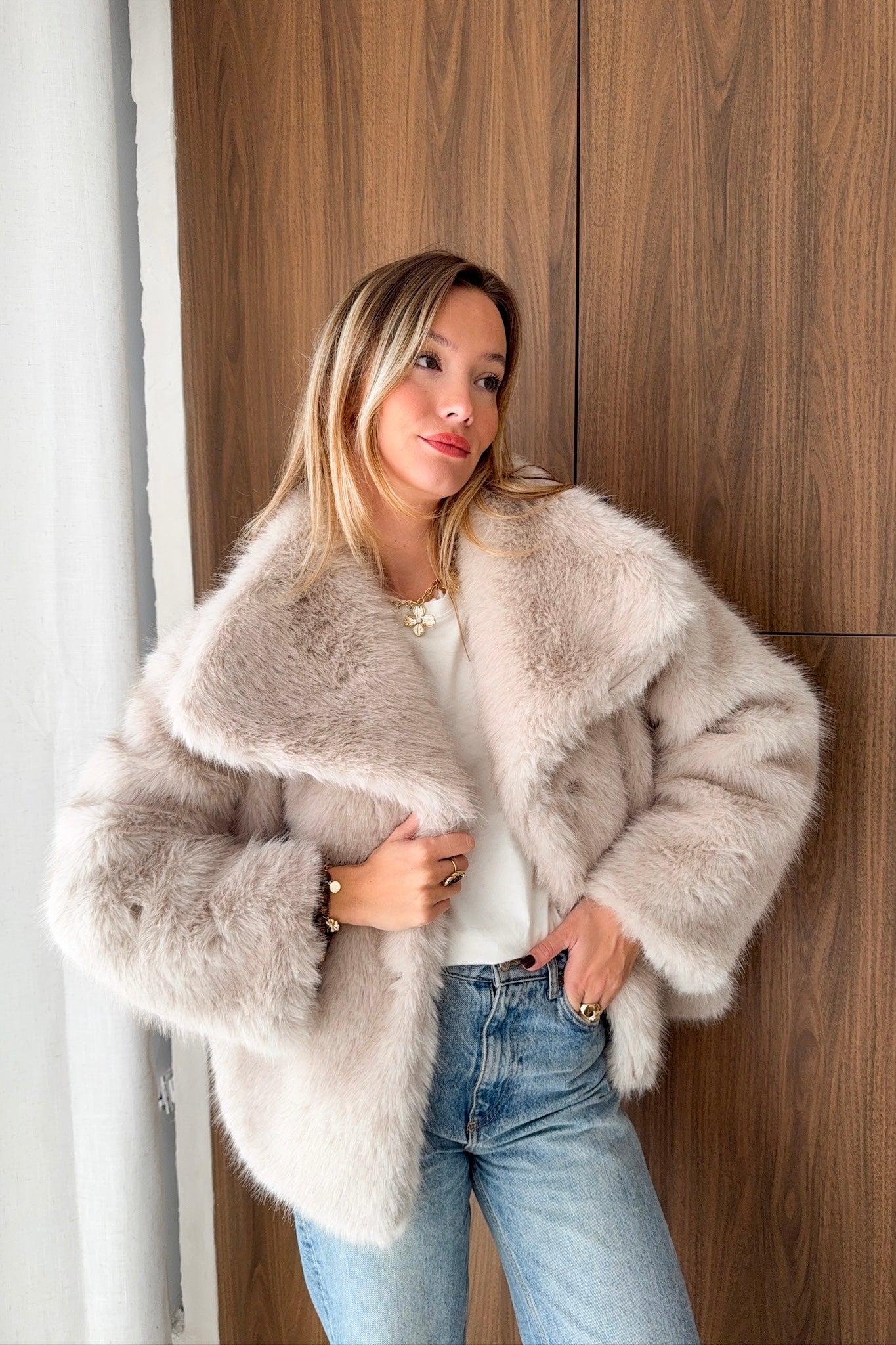 VESTE FOURRURE CARLA