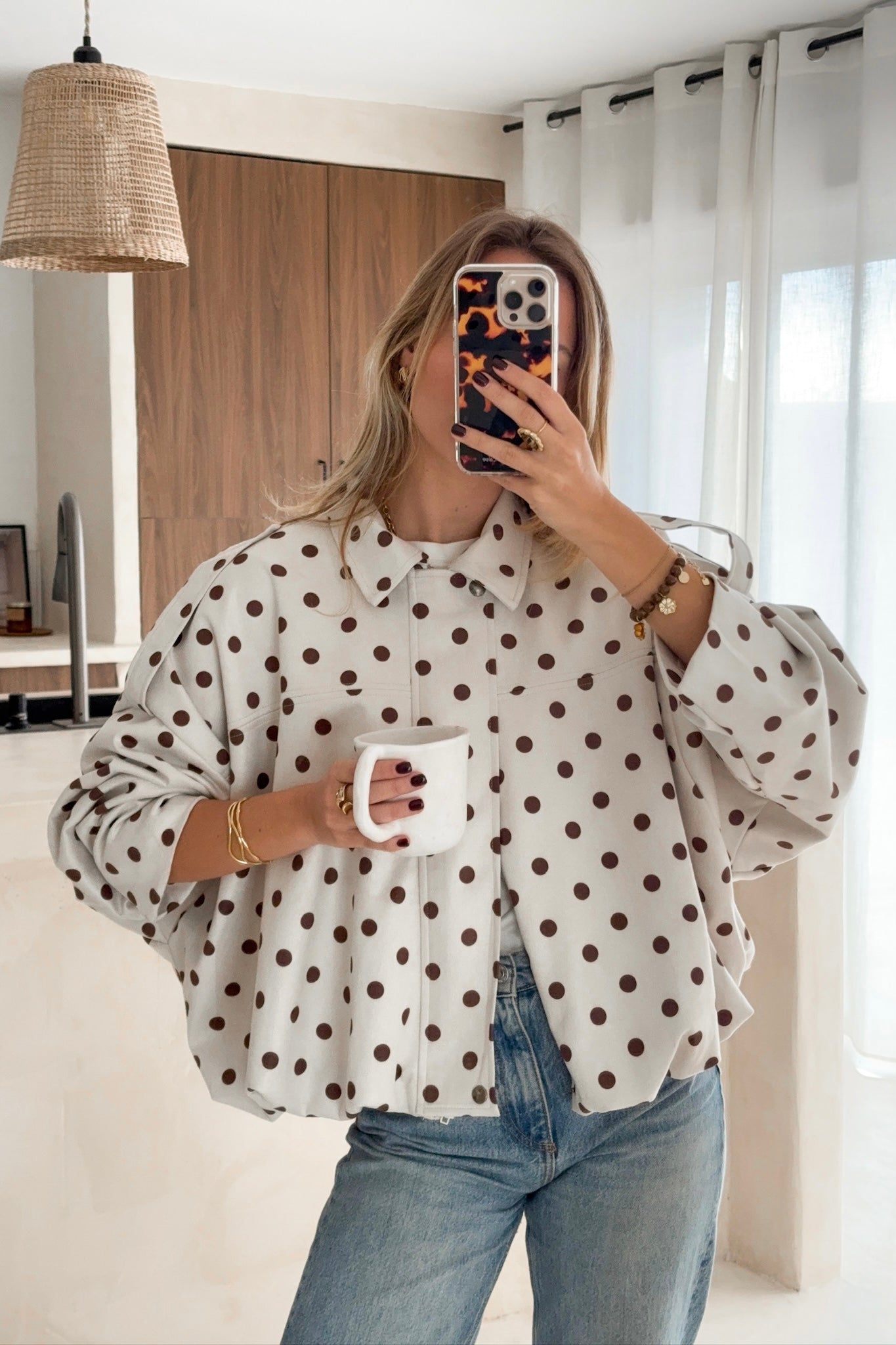 VESTE CAROLINA ECRUE