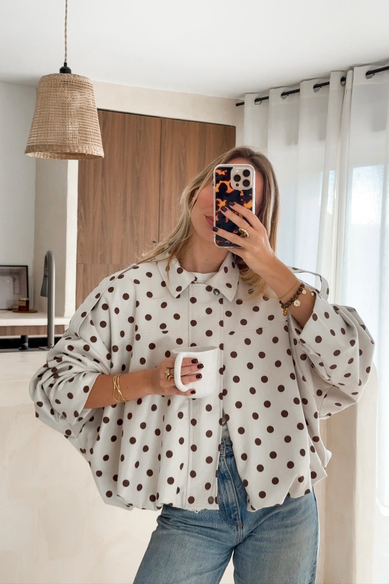 VESTE CAROLINA ECRUE