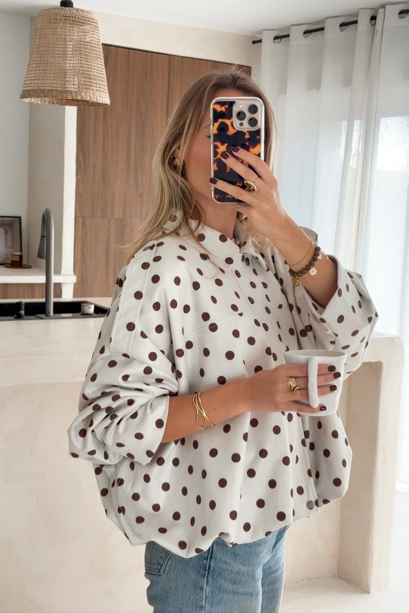 VESTE CAROLINA ECRUE