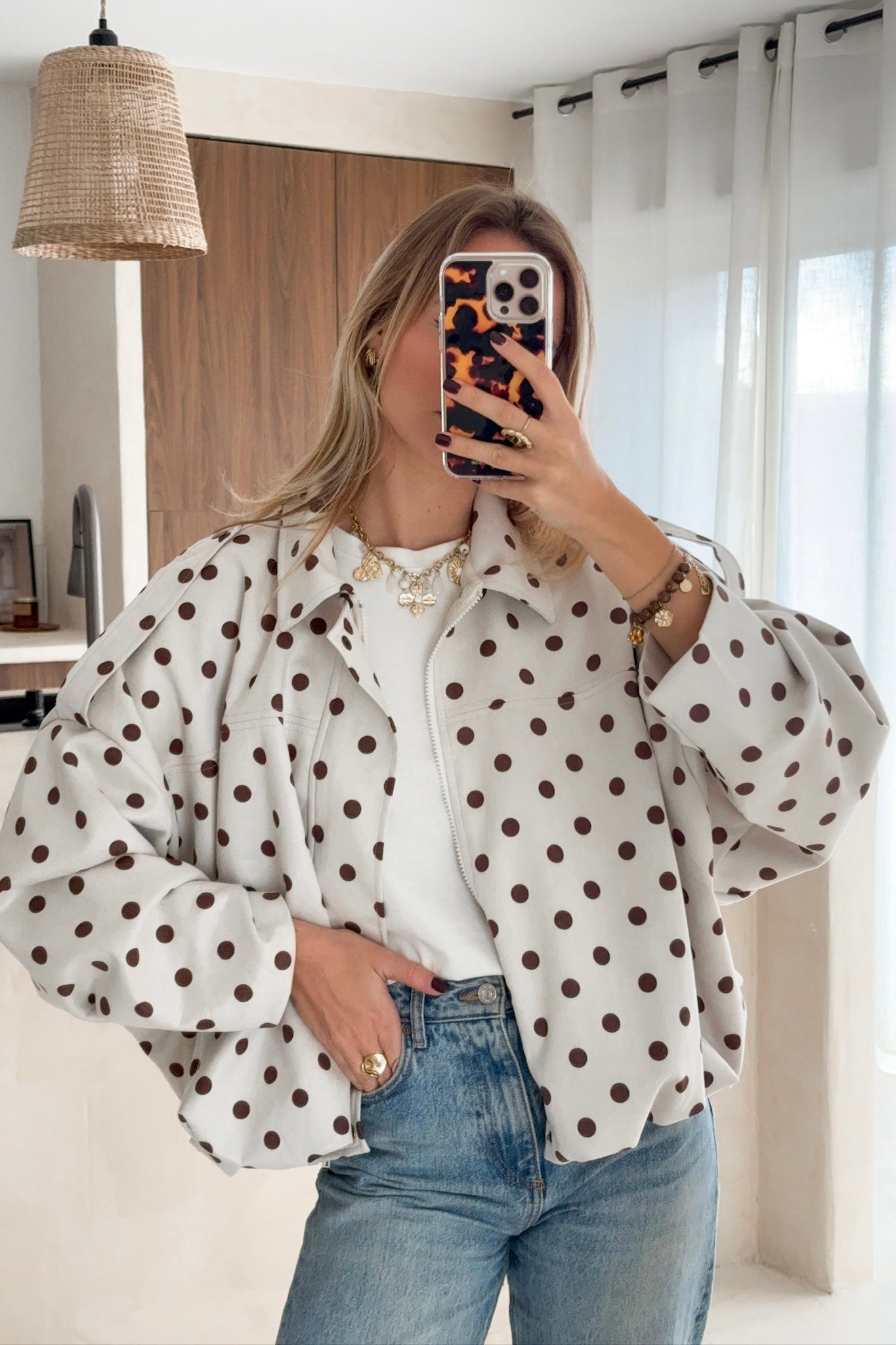 VESTE CAROLINA ECRUE