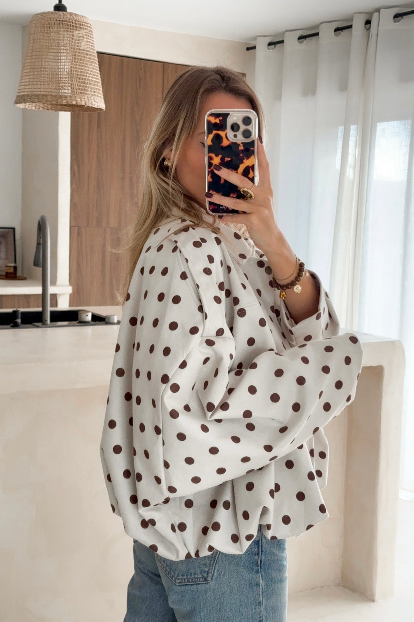 VESTE CAROLINA ECRUE