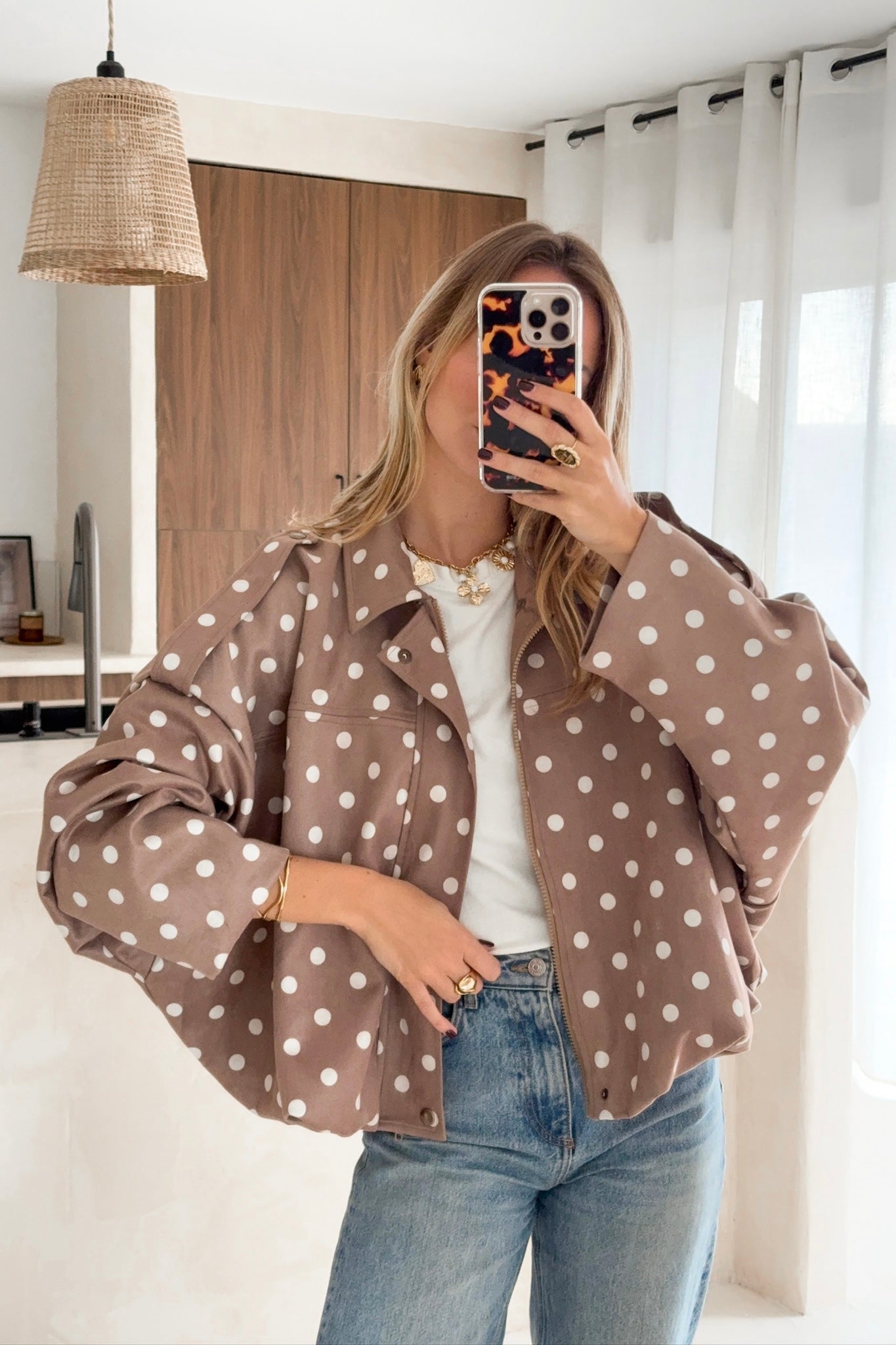 VESTE CAROLINA BEIGE